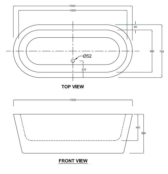 Cool Freestanding Bath 1500 & 1800 – Better Bathrooms