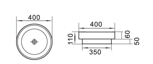 Semi- Inset Low Profile Thames Basin