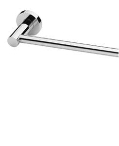 RADII Single Towel Rail 800mm Square Plate